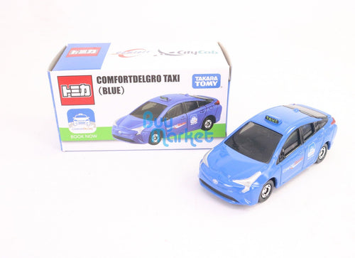 Load image into Gallery viewer, Takara Tomy Tomica Toyota Prius Comfort BLUE Singapore TAXI Diecast Toy Car
