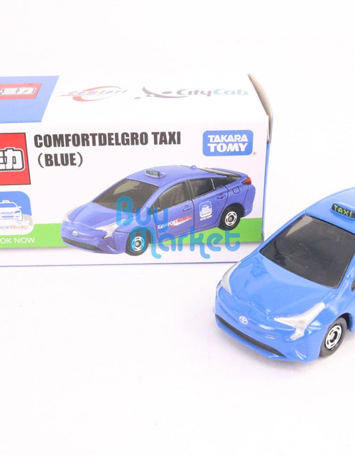 Load image into Gallery viewer, Takara Tomy Tomica Toyota Prius Comfort BLUE Singapore TAXI Diecast Toy Car
