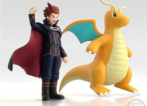 Load image into Gallery viewer, Bandai POKEMON SCALE WORLD KANTO REGION LANCE &amp; DRAGONITE W/O GUM Figure Set

