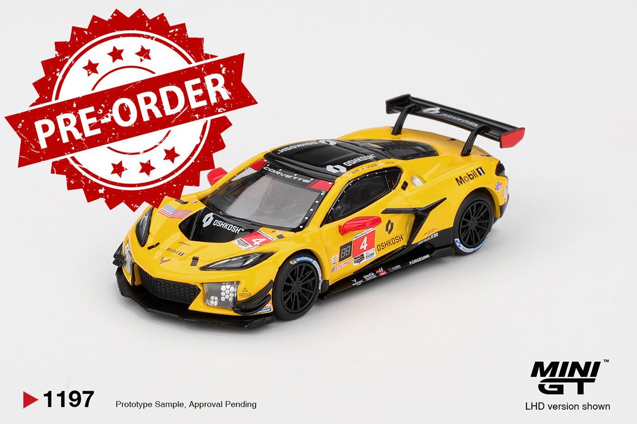 (Pre-order) MINI GT #1197 Chevrolet Corvette Z06 GT3.R #4  Corvette Racing