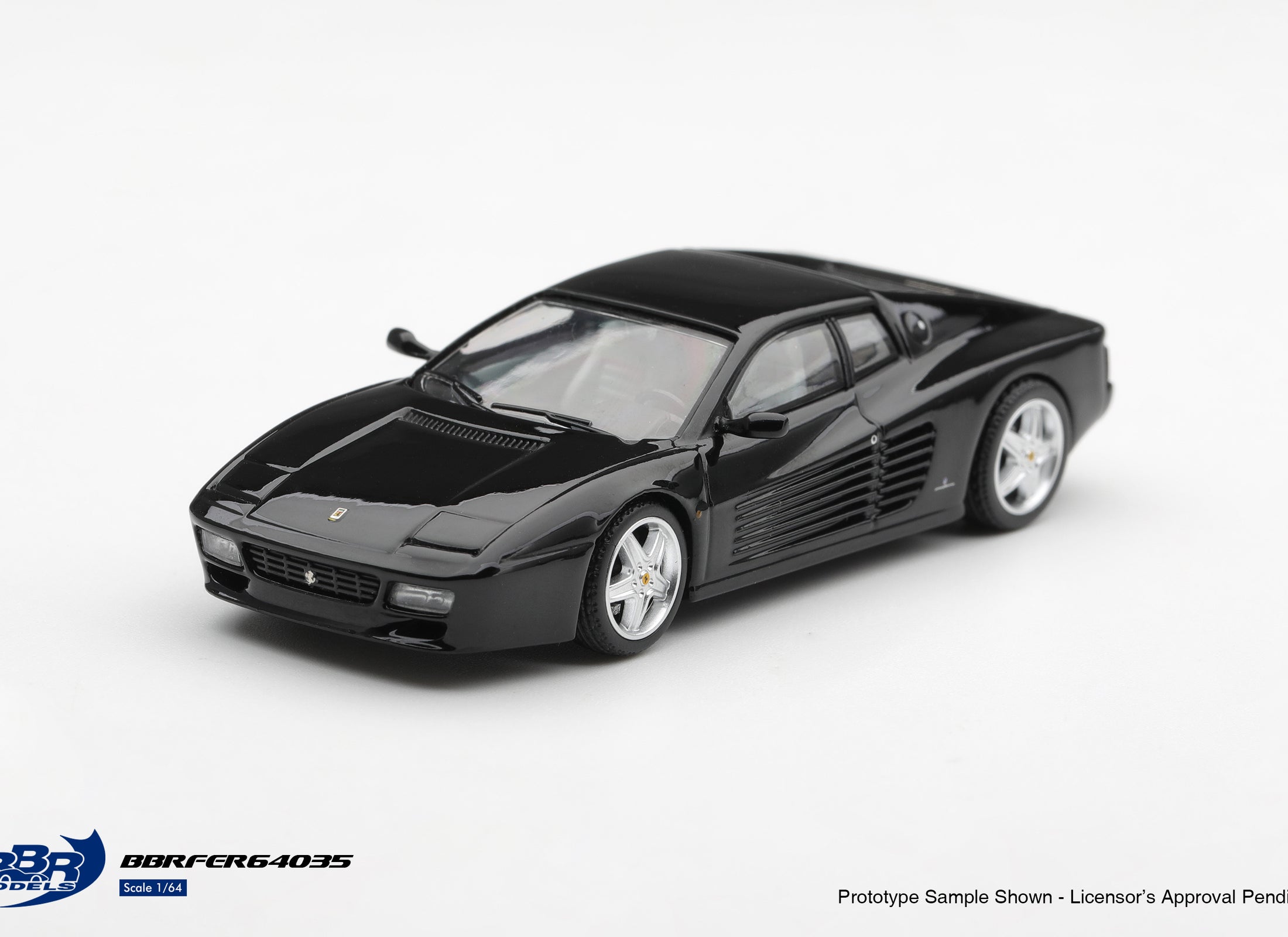 (Pre-order) BBR 1/64 Ferrari 512 TR Nero (Black) Diecast Model Car