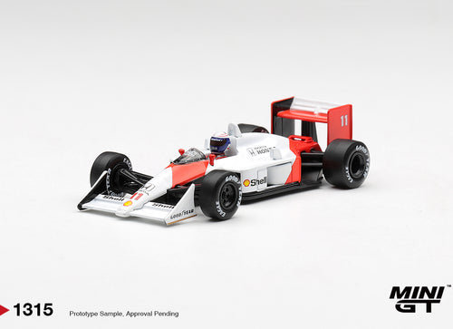 Load image into Gallery viewer, (Pre-order) Mini GT #1315 McLaren MP4/4 #11 Alain Prost 1988 Canadian Grand Prix
