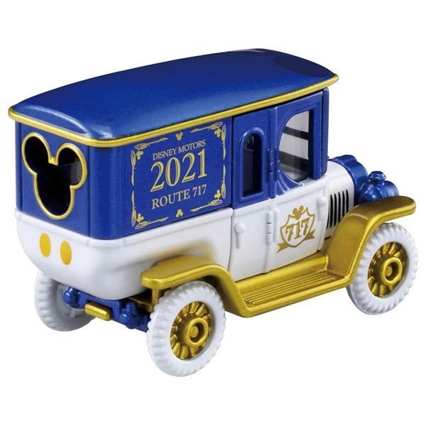 Takara Tomy Tomica Disney Motors Diecast Car - High Hat Classic Route 717 Mickey