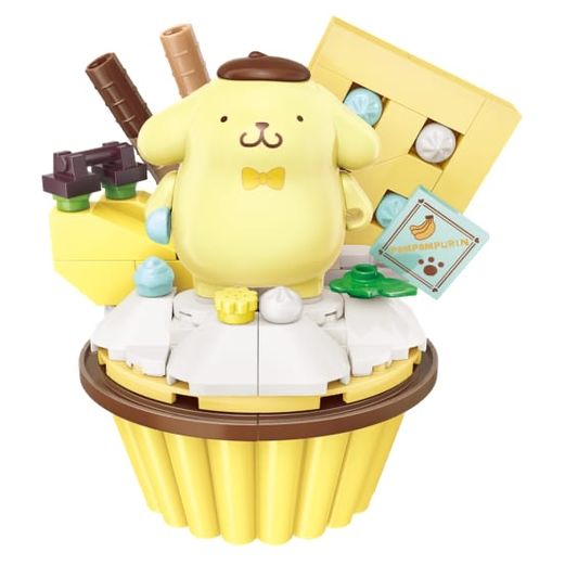 Qman Keeppley Building Blocks Toy #K20816 - Sanrio Pompom Purin