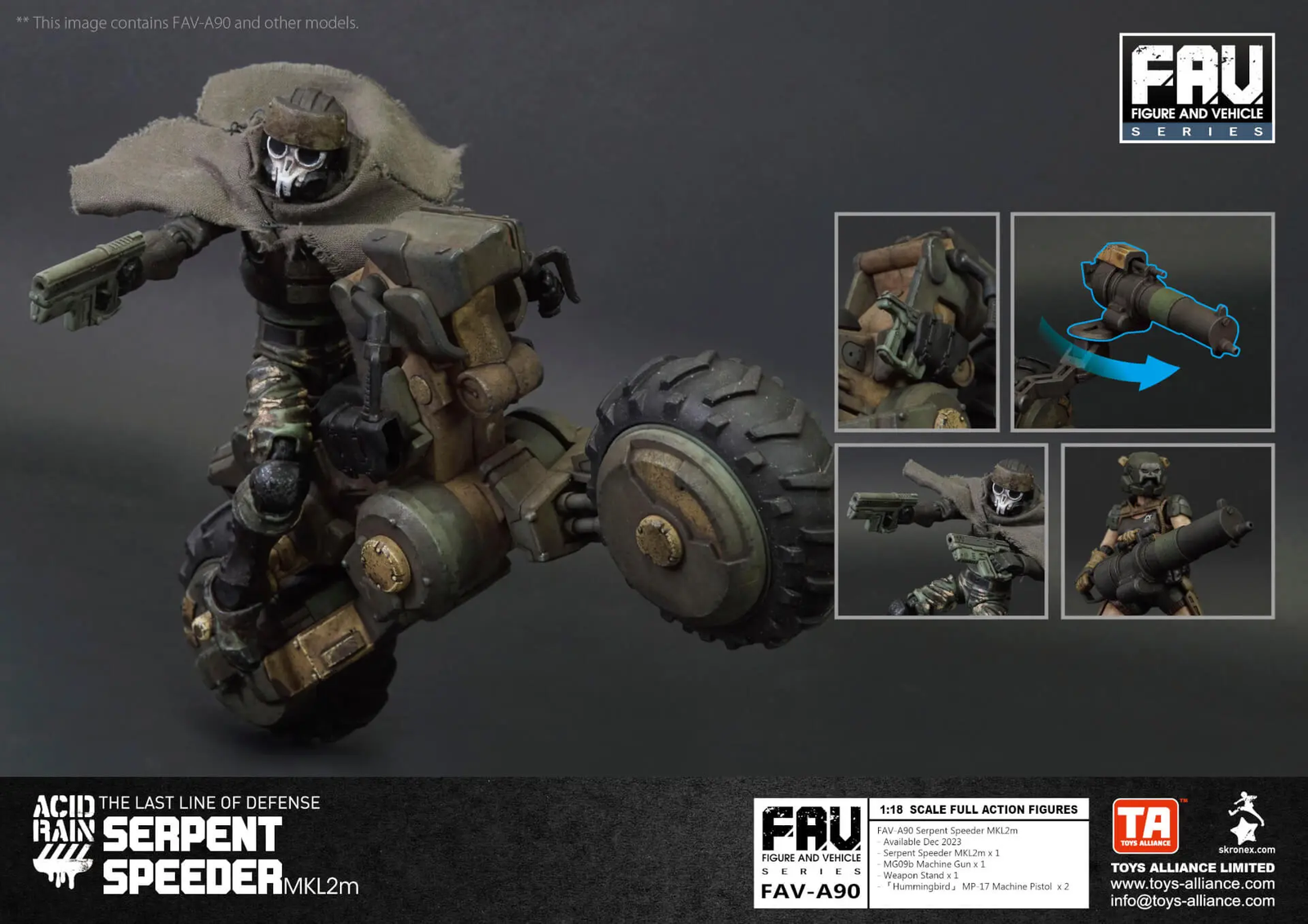 TOYS ALLIANCE x Acid Rain FAV-A90 Serpent Speeder MKL2m