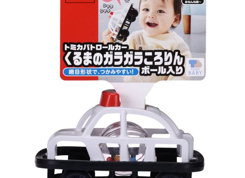 Load image into Gallery viewer, Takara Tomy Car rattle toy with ball inside Tomica patrol car Baby Toy
