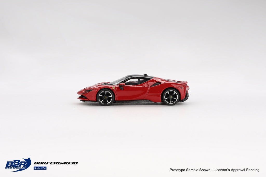 BBR 1/64 Ferrari SF90 Rosso Corsa Diecast Model Car