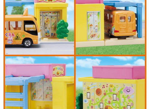 Load image into Gallery viewer, Takara Tomy Tomica Town World Nursery School (with Tomica Diecast Car x 1)
