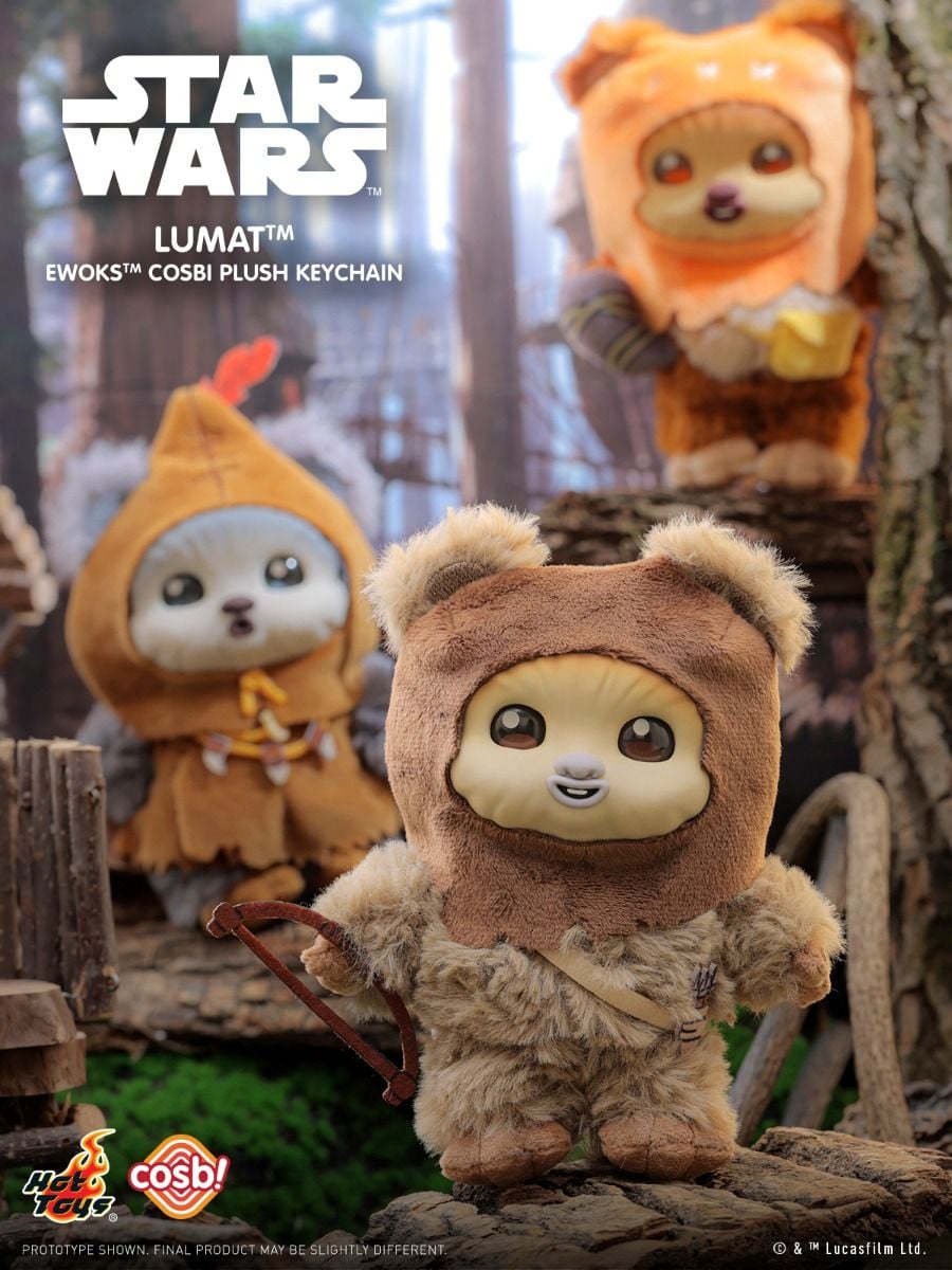 Hot Toys Star Wars Ewok Cosbi Plush Keychain Collection Series 2 (Full set of 8)