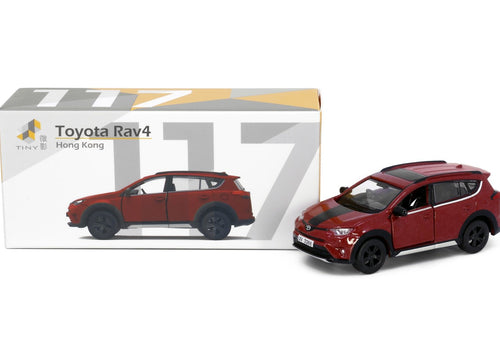 Load image into Gallery viewer, Tiny City 117 Die-cast Model Car - Toyota Rav4 (Red)

