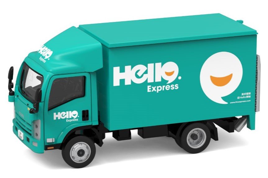 Tiny City 1/76 Die-cast Model Car - ISUZU N Series Hello Express Truck