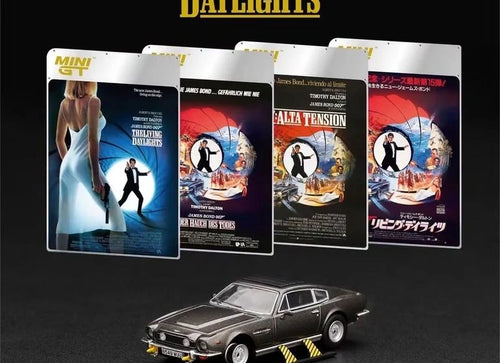 Load image into Gallery viewer, (Pre-order) Mini GT #922 Aston Martin V8 Vantage The Living Daylights 007 Model
