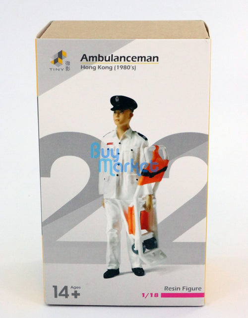 Load image into Gallery viewer, TINY 1/18 Resin Figure #22 Hong Kong 1980?s Vintage Ambulanceman Model 10.2 cm
