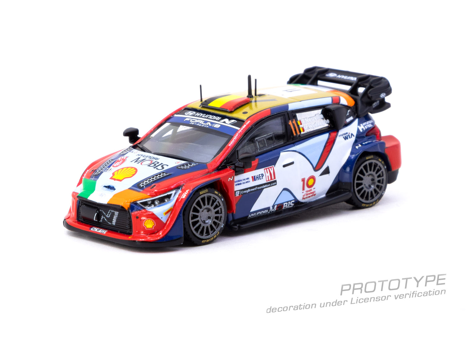 (Pre-order) Tarmac Works 1/64 Hyundai i20 N Rally1 Hybrid Croatia Rally 2024