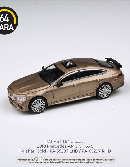 PARA64 1/64 2018 Mercedes-AMG GT 63 S - Kalahari Gold (RHD)