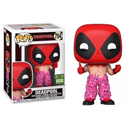Funko IE POP #754: Deadpool with Teddy Belt ECCC 2021 Excel Vinyl Figure