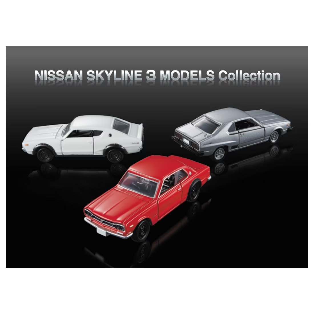 Takara Tomy Tomica Gift Set Die-cast Premium Nissan Skyline 3 Models Collection