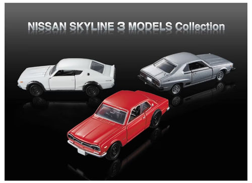 Load image into Gallery viewer, Takara Tomy Tomica Gift Set Die-cast Premium Nissan Skyline 3 Models Collection
