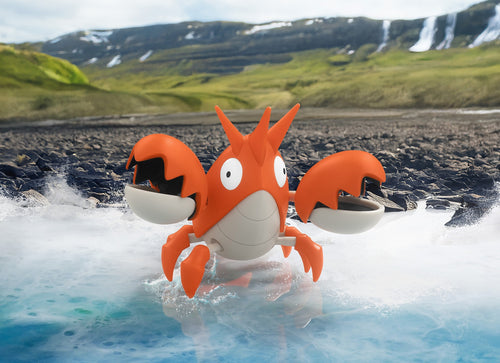 Load image into Gallery viewer, Blokees Pokemon Classic Version-S Fever Attack Series Mini Model Kit - Corphish
