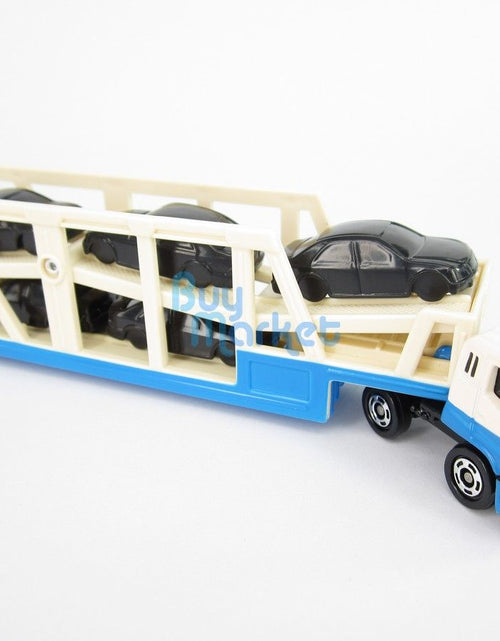 Load image into Gallery viewer, Takara Tomy Tomica #131 Mitsubishi Fuso Super Great Transporter Diecast Toy Car
