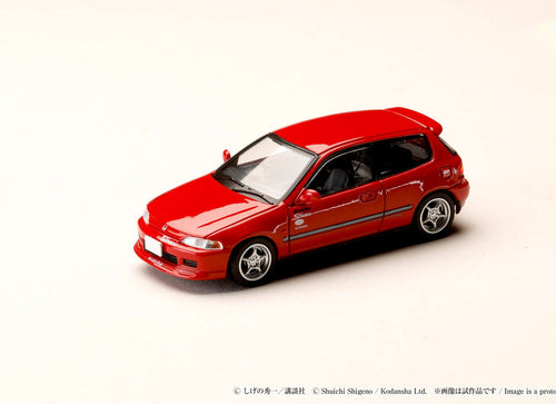 Load image into Gallery viewer, Hobby Japan 1/64 Honda CIVIC (EG6) Myogi Night Kids INITIAL D Shingo #HJDMD006
