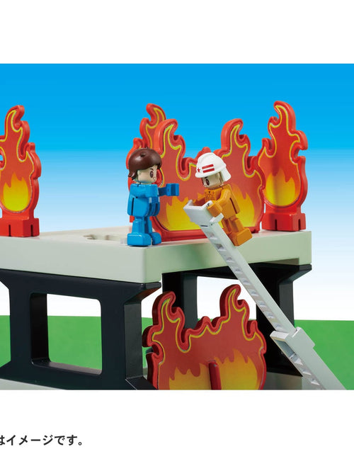 Load image into Gallery viewer, Takara Tomy Tomica World Town - Town Creator Fire Base play Set
