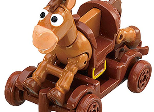 Load image into Gallery viewer, Takara Tomy Tomica Disney Motors TS-06 Toy Story 4 Bullseye &amp; Cart Diecast Car
