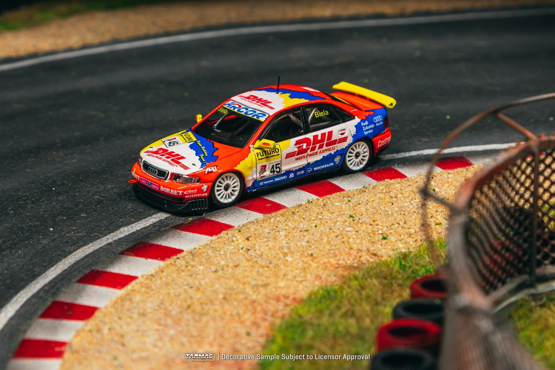 (Pre-order) Tarmac Works 1/64 Audi A4 Quattro Super Tourenwagen Cup 1998 Frank