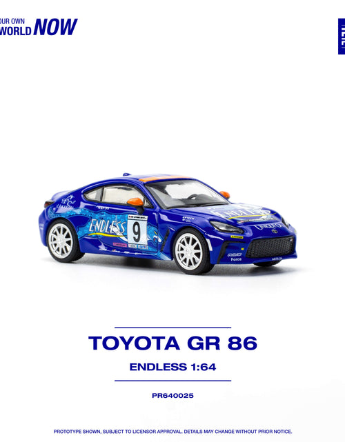 Load image into Gallery viewer, POPRACE 1/64 GR86 ENDLESS Diecast Model Car
