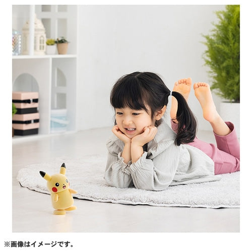 Load image into Gallery viewer, Takara Tomy Pokemon Parade! Pikachu Electric Waking Reaction Toy
