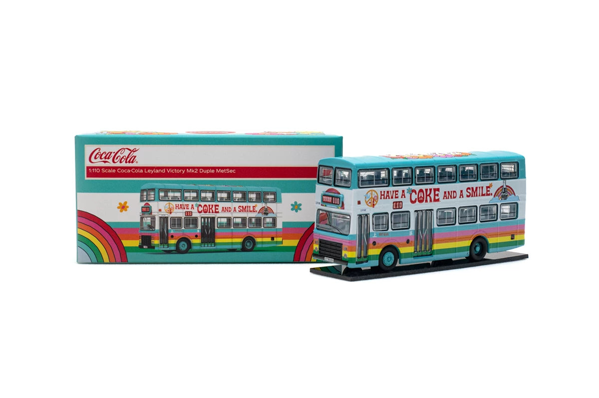 Tiny City Diecast Model Car CMB Leyland Victory Mk2 Duple MetSec (110) Coca-Cola