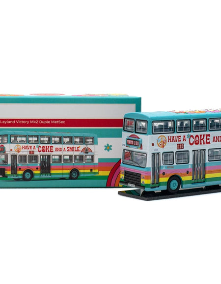 Tiny City Diecast Model Car CMB Leyland Victory Mk2 Duple MetSec (110) Coca-Cola