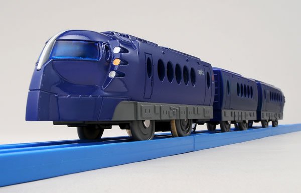 Takara Tomy Plarail Toy Train S-35 Nankai Rapi:T Rapito Blue Motorized Japan