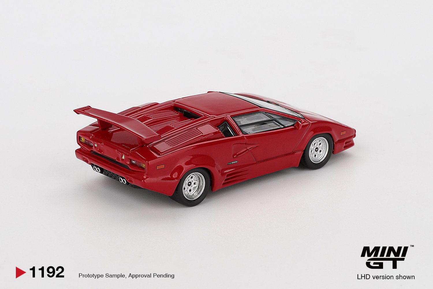 (Pre-order) MINI GT #1192 Lamborghini Countach 25th Anniversary Red Model Car