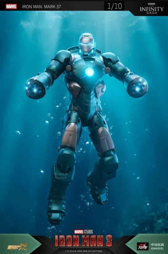 ZD Toys Marvel Avengers 1/10 Iron Man MK37 Action Figure