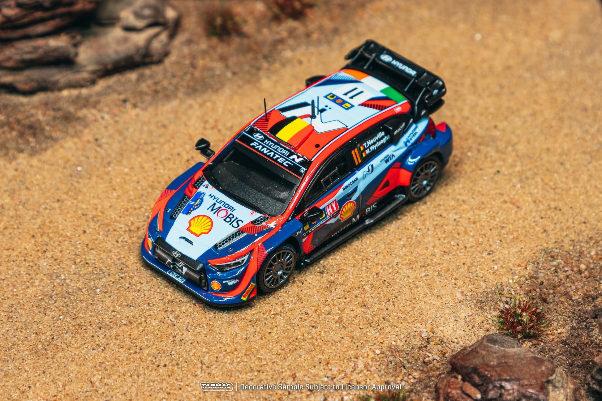 (Pre-order) Tarmac Works 1/64 Hyundai i20 N Rally1 Hybrid WRC Central European