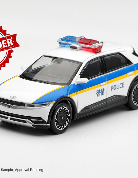 (Pre-order) Mini GT #1383 Hyundai Ioniq 5 Police Car Diecast Model Car
