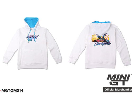 Load image into Gallery viewer, MINI GT Official MINI GT Pullover Hoodie - LB Kuma White L Size For Men &amp; Women
