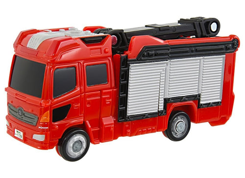 Load image into Gallery viewer, Takara Tomy Tomica Jobraver TJBDX Unite Fire Braver Fire Engine &amp; Boat Set
