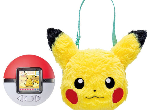 Load image into Gallery viewer, Takara Tomy Pokemon Pokenade Poke Ball Pikachu Friends with Pouch Set
