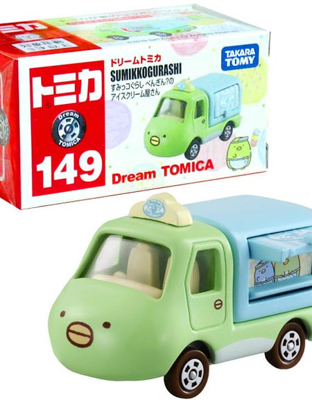 Takara Tomy Dream Tomica #149 Sumikkogurashi Penguin Ice Cream Diecast Toy Car