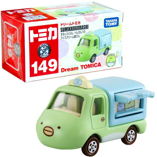 Load image into Gallery viewer, Takara Tomy Dream Tomica #149 Sumikkogurashi Penguin Ice Cream Diecast Toy Car
