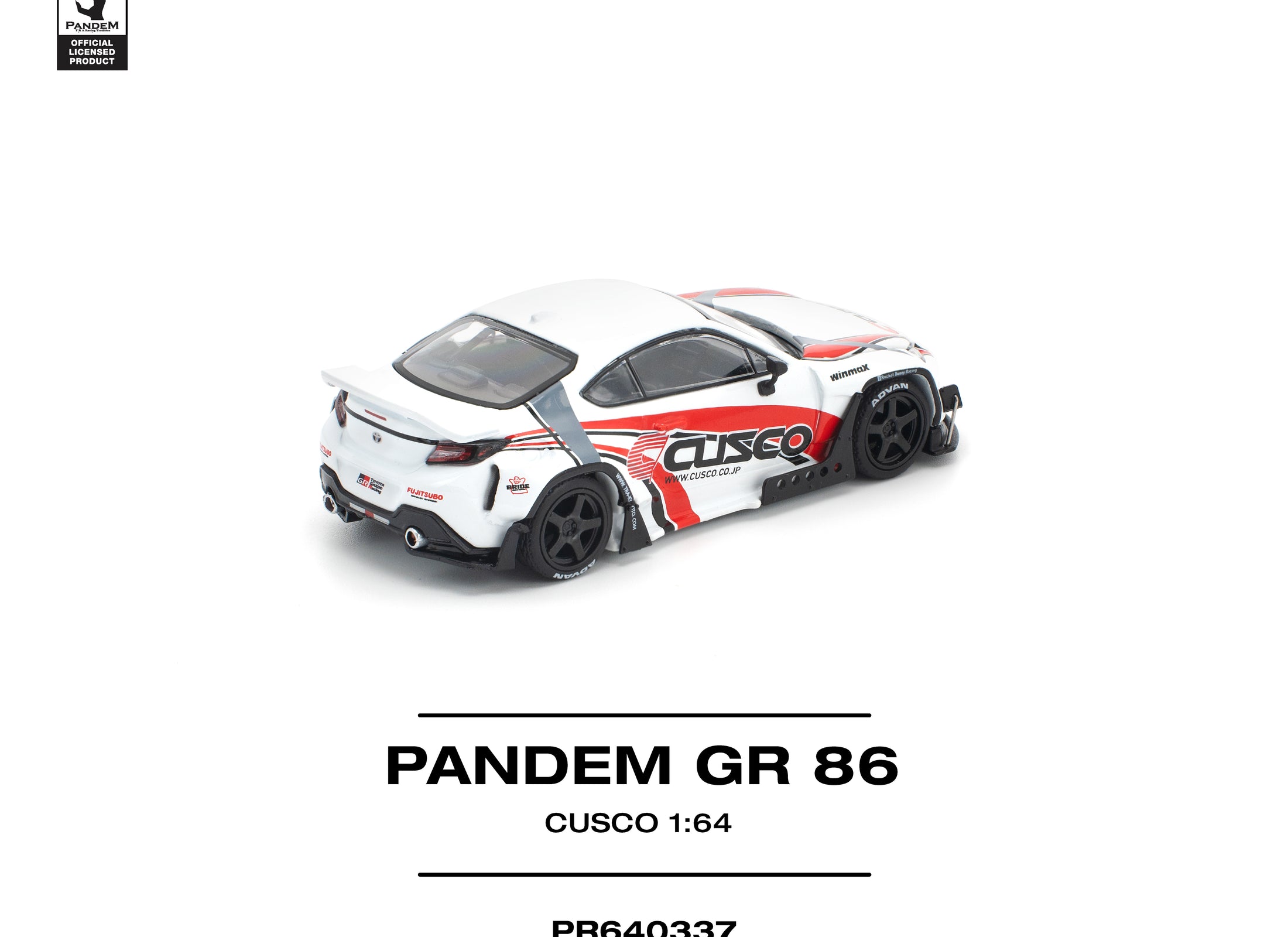 (Pre-order) POPRACE 1/64 PANDEM GR86 - CUSCO Diecast Model Car