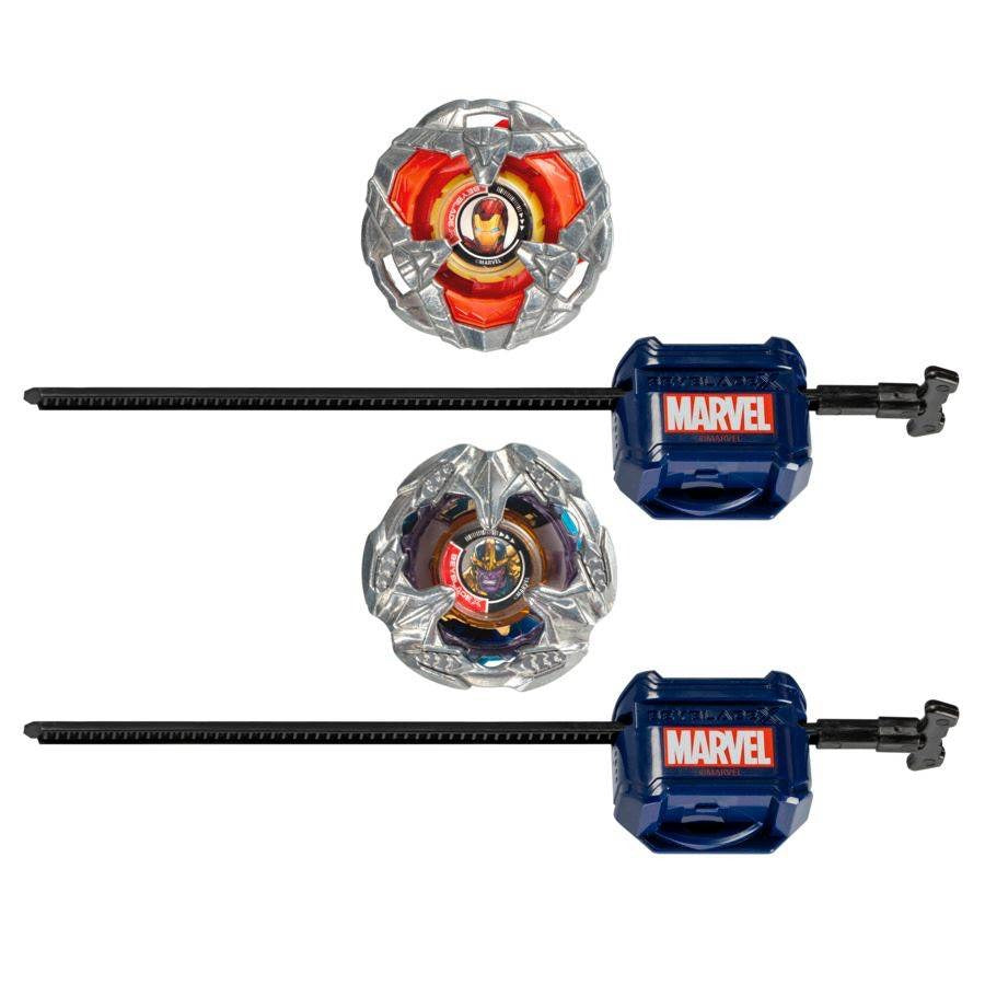 Takara Tomy Beyblade X BX-00 Iron Man and Thanos Multipack Set 4-80B