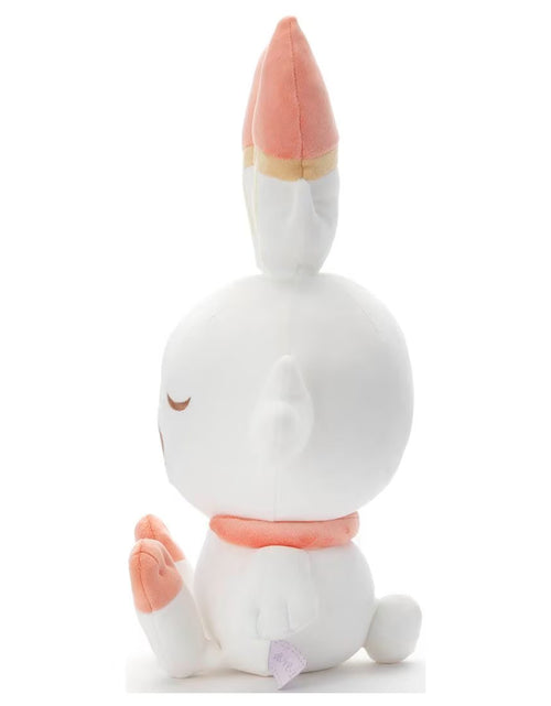 Load image into Gallery viewer, Takara Tomy Pokemon Pokepeace Plush (Good Night Ver.) Scorbunny Sleeping
