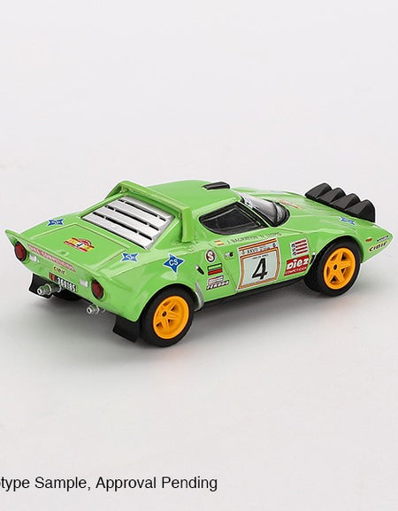 Mini GT #1050 Lancia Stratos HF #4 1979 Spanish Rally Champion