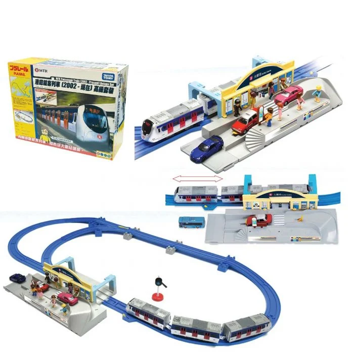 Takara Tomy MTR Tuen Ma Line Passenger Train 2002-Present Deluxe Plarail Set
