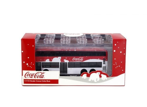 Load image into Gallery viewer, Tiny City 1:110 Diecast Model Car - E500 MMC FL 12.8M Coca-Cola (X' mas Bears)
