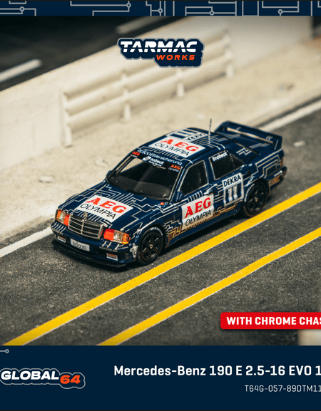 Tarmac Works 1/64 Mercedes-Benz 190 E 2.5-16 EVO 1 DTM 1989 Dany