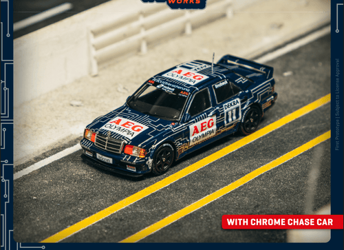 Load image into Gallery viewer, Tarmac Works 1/64 Mercedes-Benz 190 E 2.5-16 EVO 1 DTM 1989 Dany
